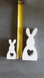 coppia coniglietti ecoresina