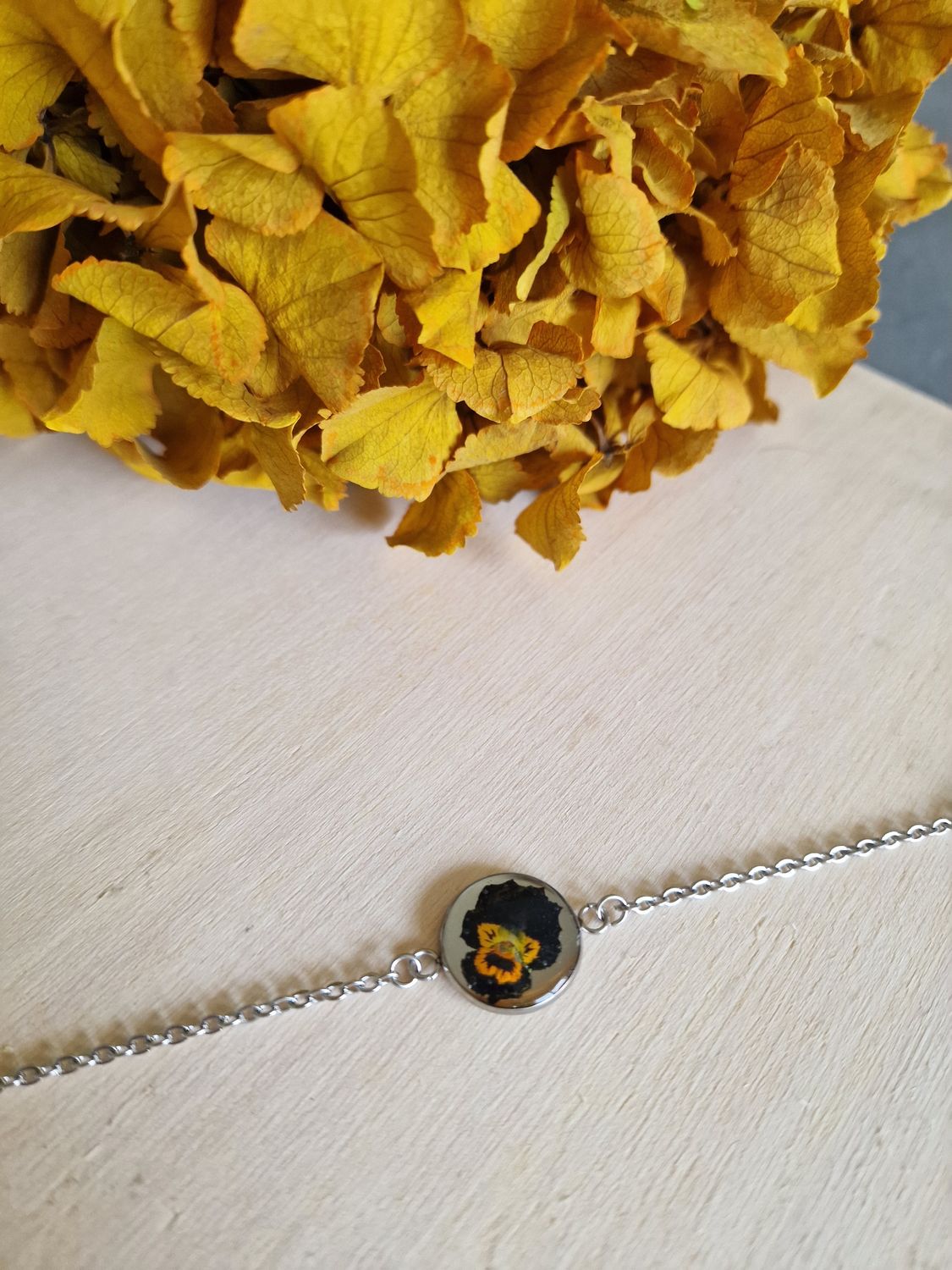 Bracciale violetta viola