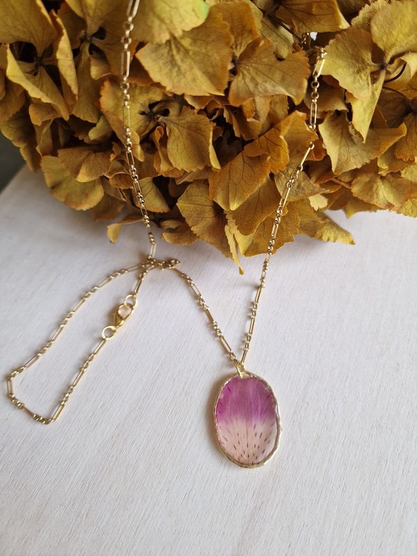 Petalo di croco rosa ovale 