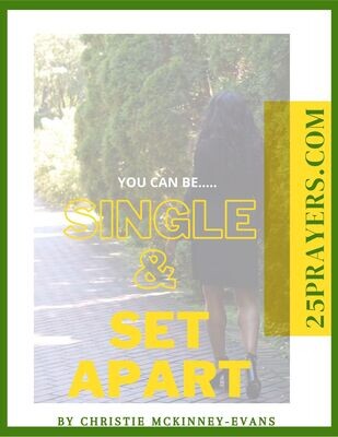 Single & Set Apart E-Book