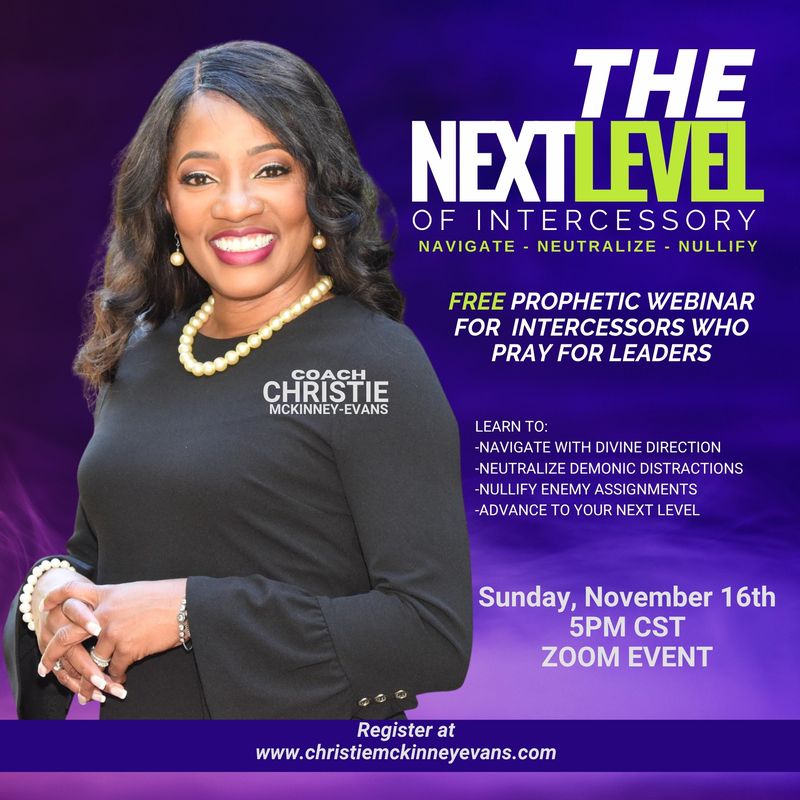 The NEXTLEVEL Of Intercessory Prayer (REPLAY)