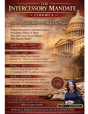 Intercessory Mandate- Cohort 4