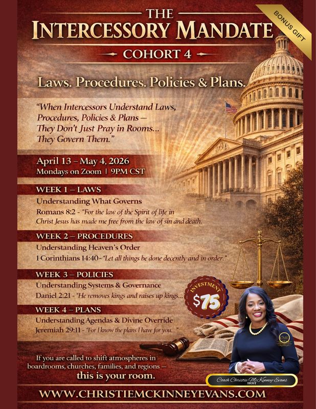 Intercessory Mandate- Cohort 4