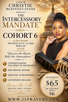 The Intercessory Mandate™ Cohort 6