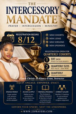 The Intercessory Mandate™ Cohort