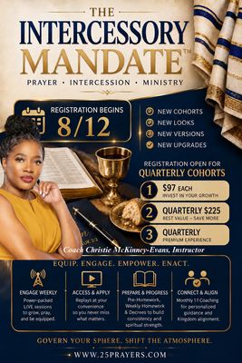 The Intercessory Mandate™ Quarterly Cohorts