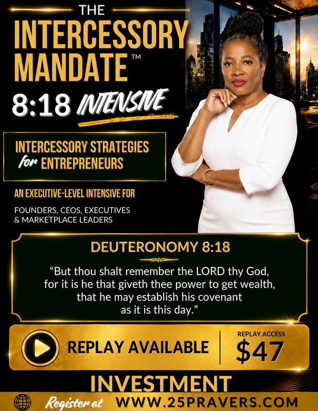 🚨 THE INTERCESSORY MANDATE™ INTENSIVE