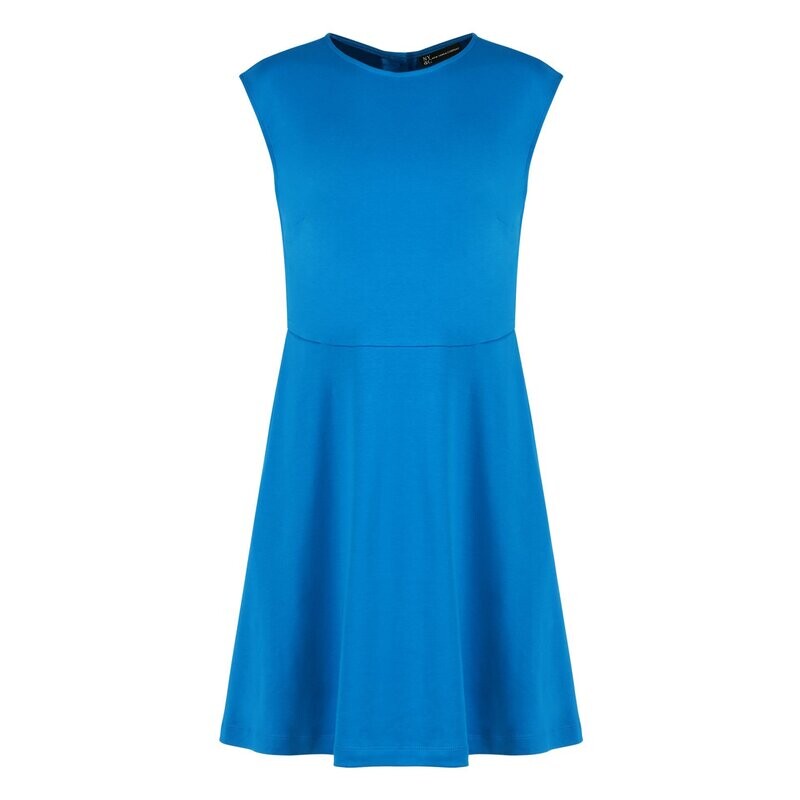 Blue Short Cotton Dress
