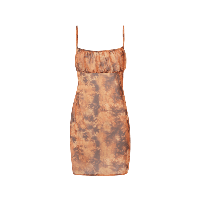 Orange Short Dress