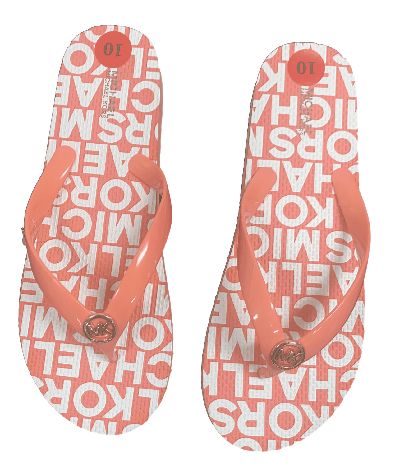 Peach Michael Kors Flip-flops