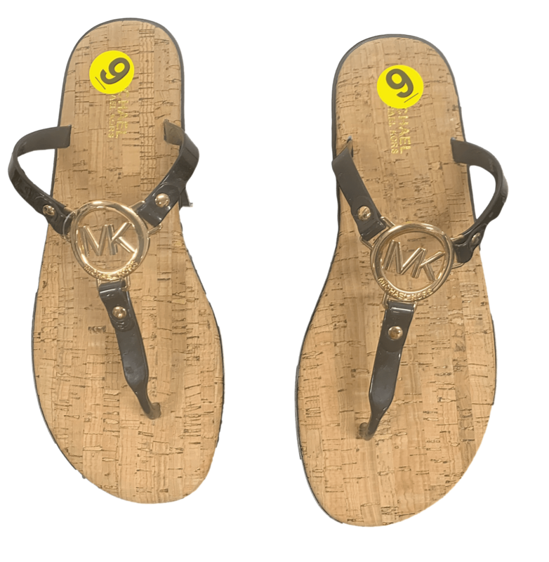 Black Patent Michael Kors Flip-flops Black Patent Michael Kors Flip-flops