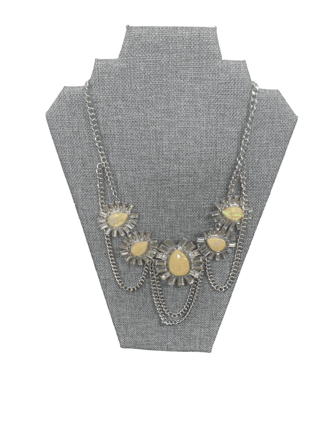 bebe Silver Sun Necklace