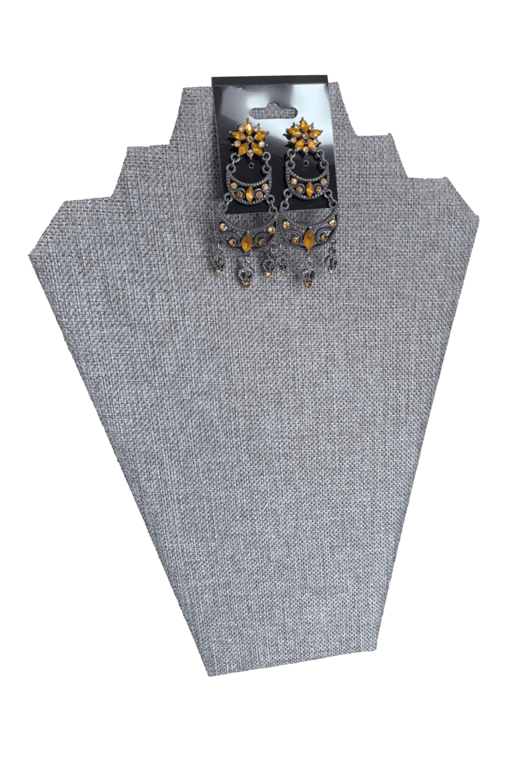 Amber Starred Earrings