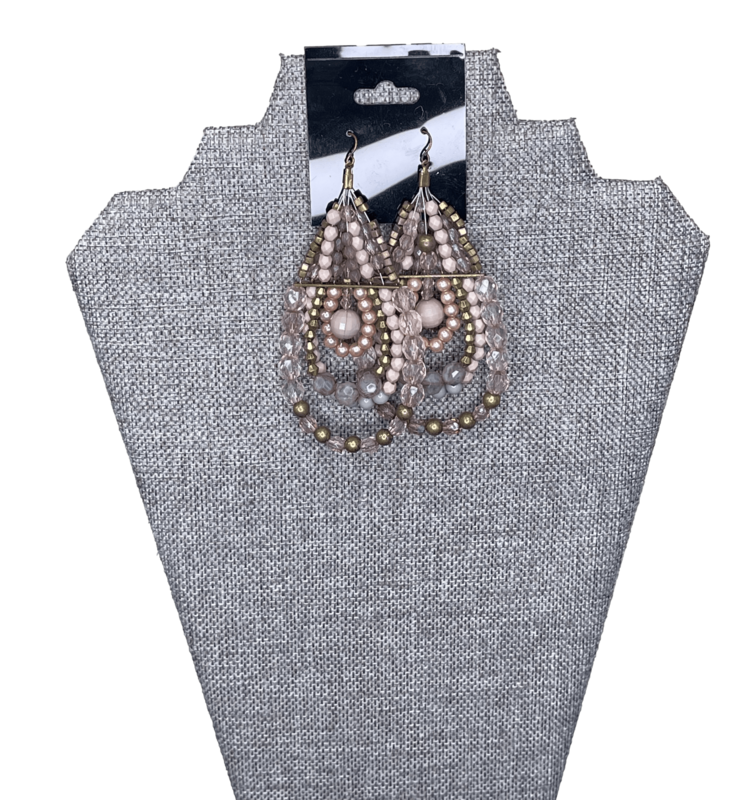 Pink Pearl Earrings