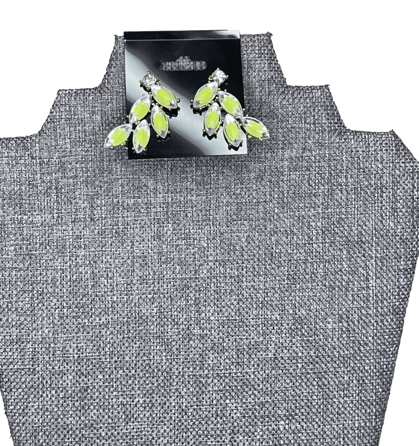 bebe Lime Crystal Earrings