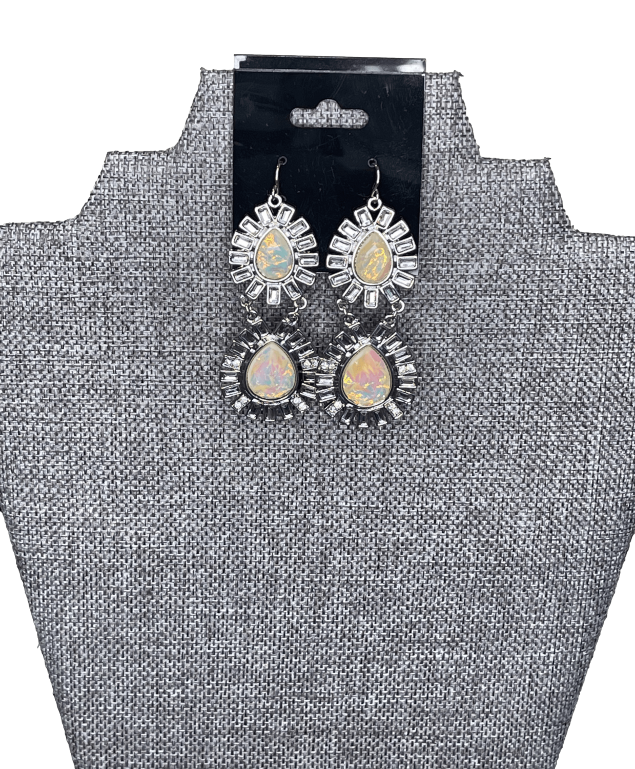bebe Translucent Gem Earrings