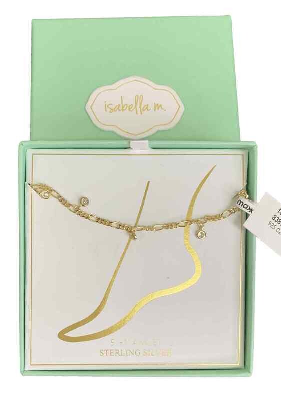 Issabelle 9" + 1" Sterling Silver Anklet