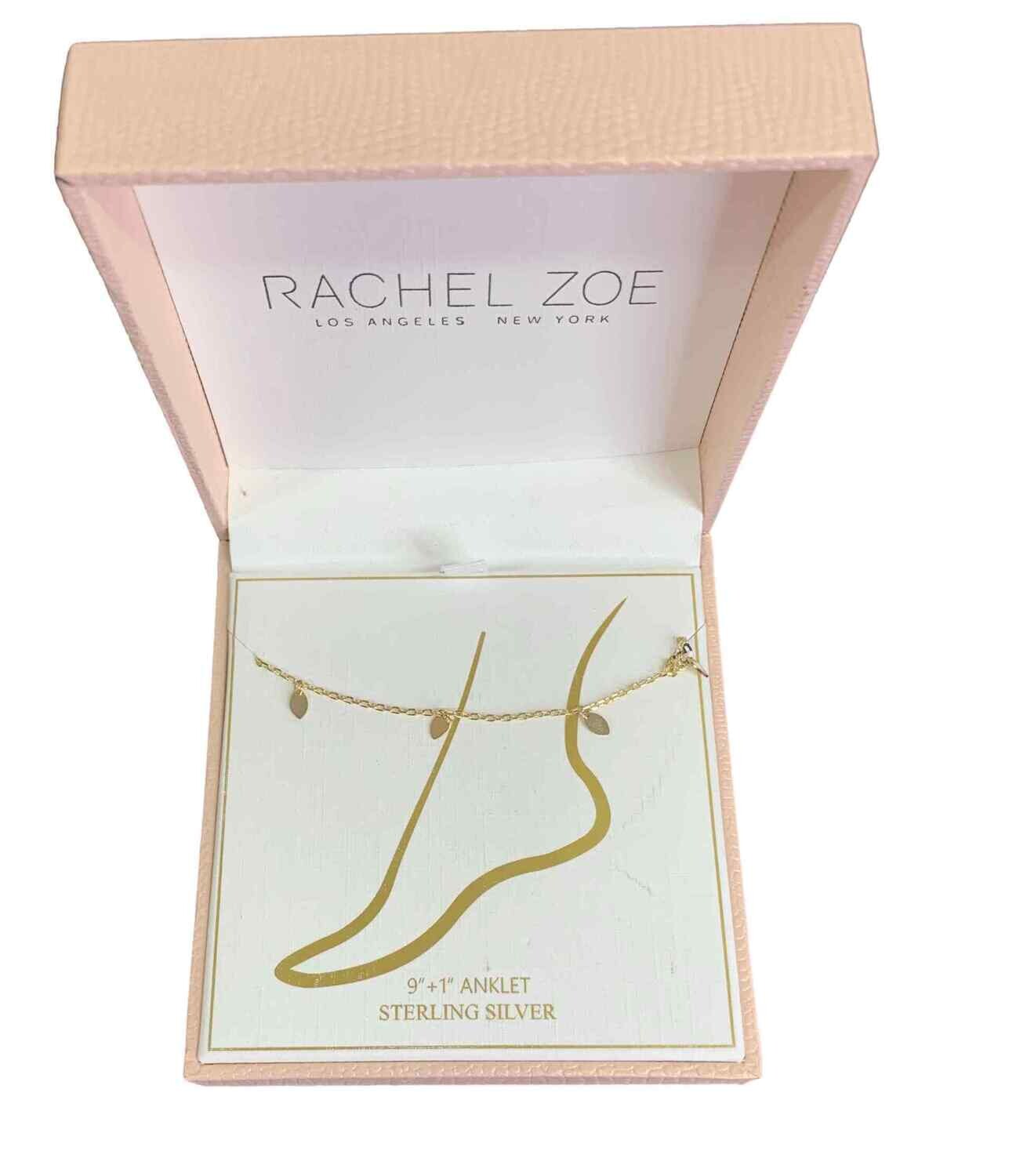Rachel Zoe 9" + 1" Sterling Silver Anklet