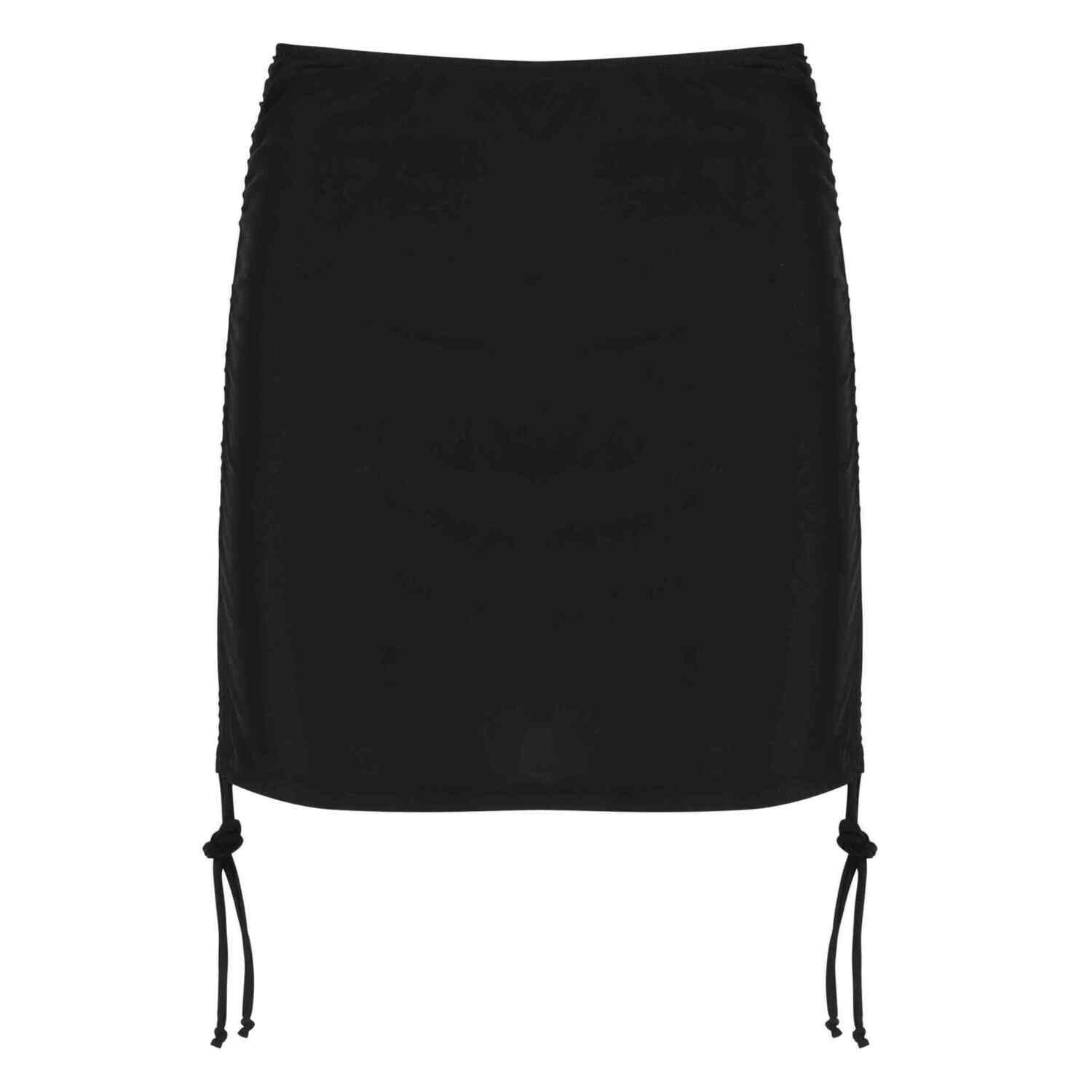 Short Black Tie Skirt