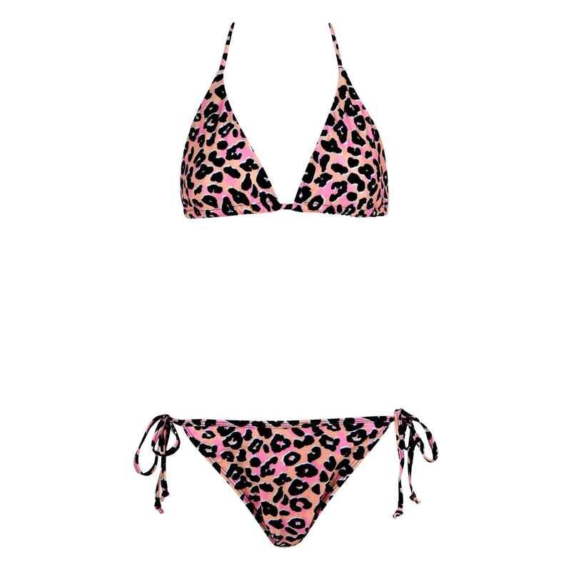 Pink Leopard Bikini Set