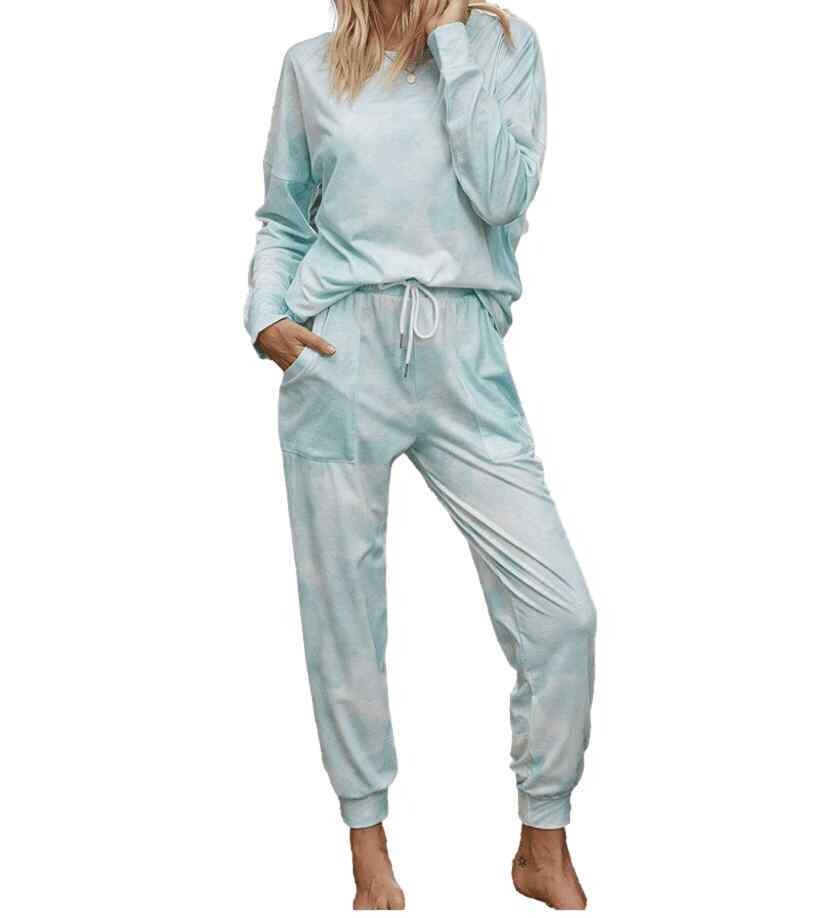 Teal Multi Color Jogger