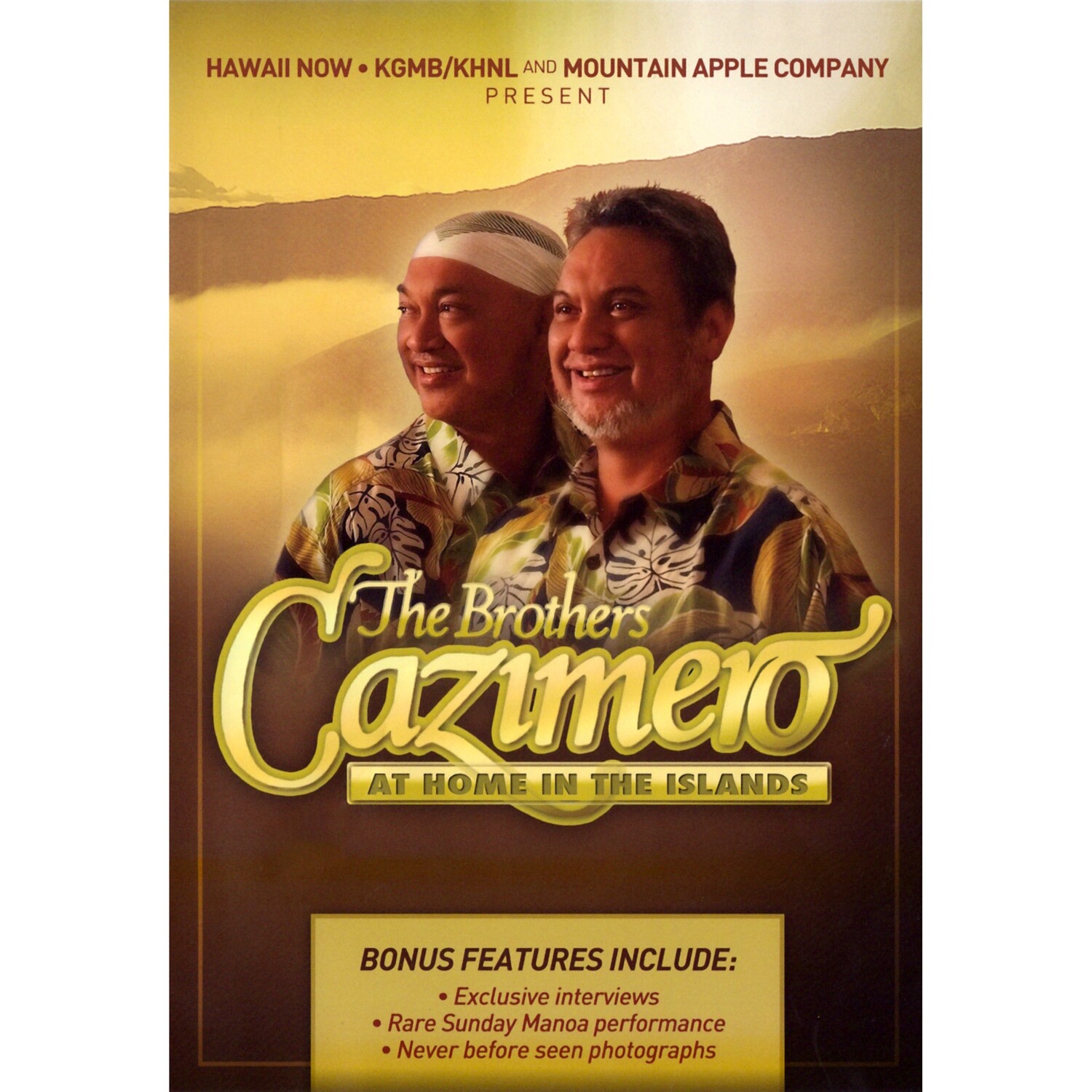Brothers Cazimero DVD, "At Home in the Islands"