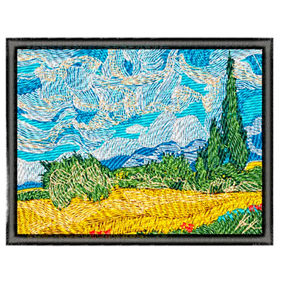 Wheat Field with Cypresses(t-shirt oversized)