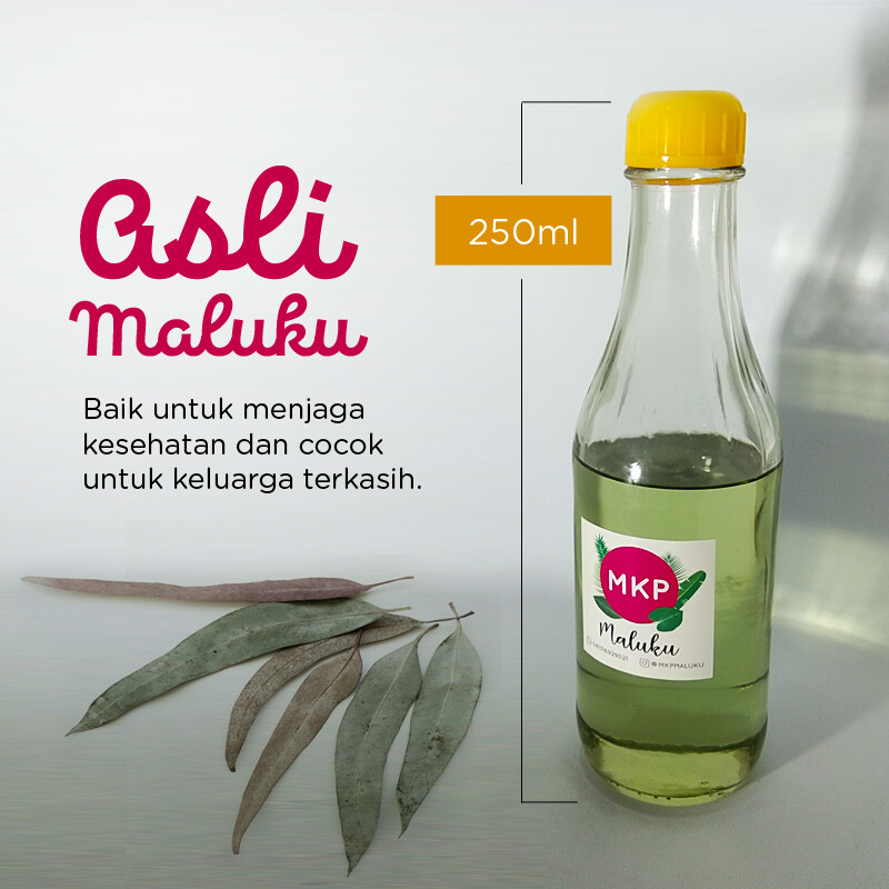 minyak kayu putih asli maluku cap MKP Maluku 275ml