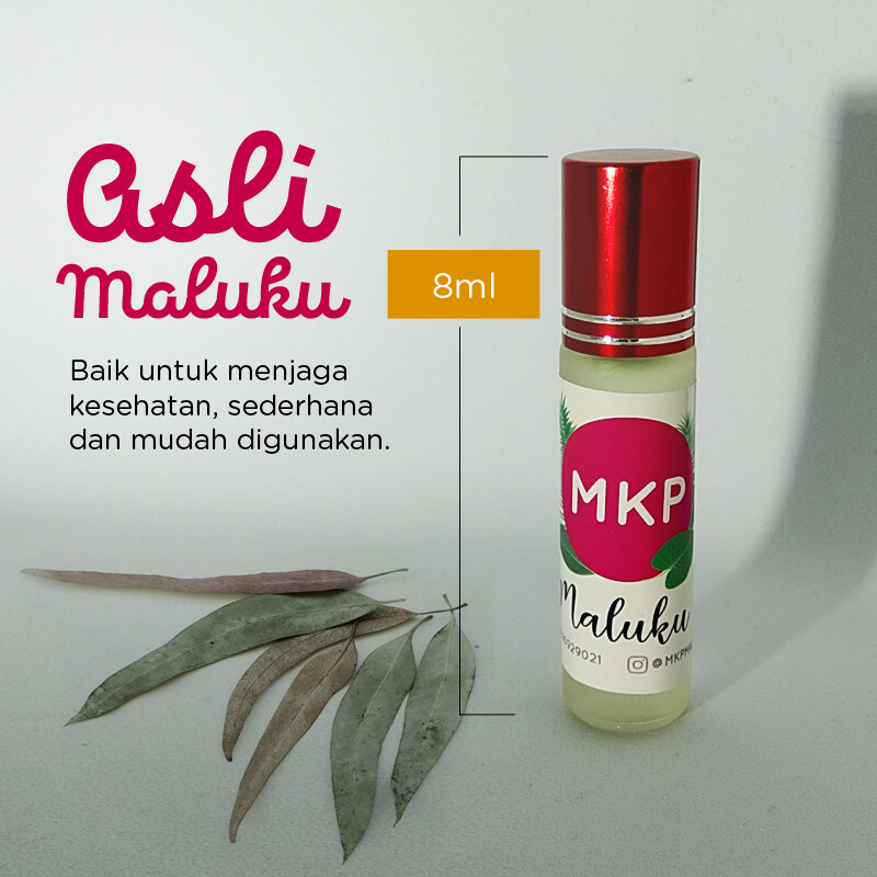 minyak kayu putih asli pulau buru MKP Maluku Roll on 8ml