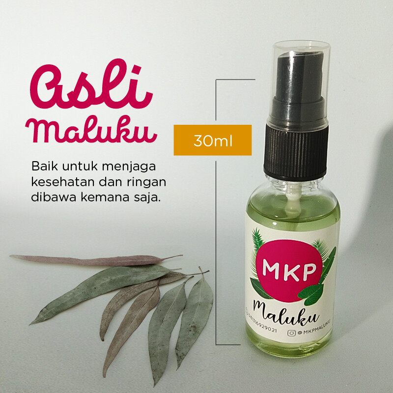 Minyak kayu putih asli pulau buru MKP Maluku, spray 30ml
