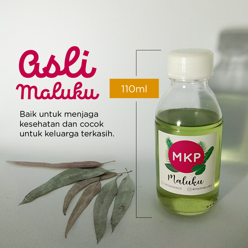 minyak kayu putih asli pulau buru MKP Maluku 110ml