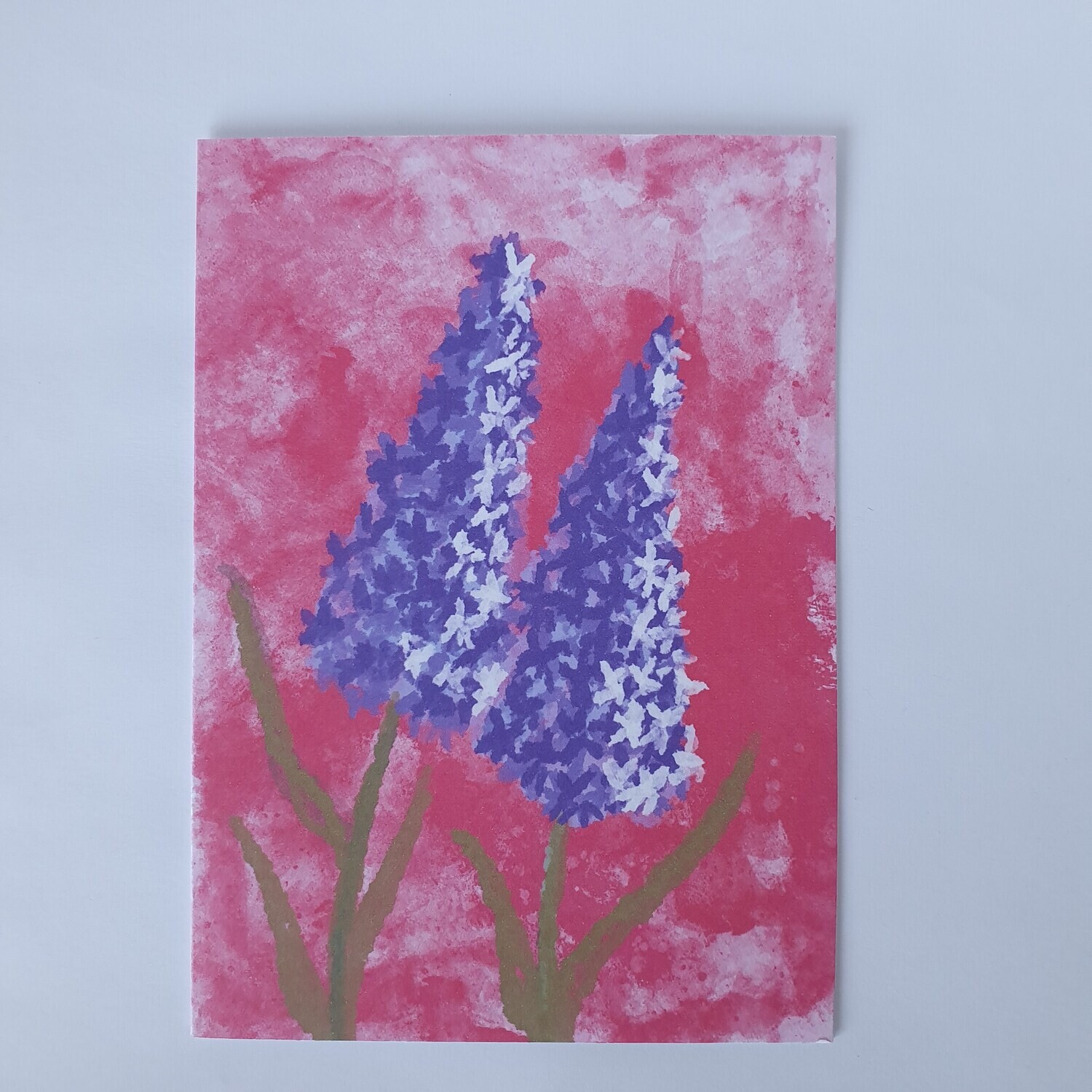 Biglietto fiori-lillà