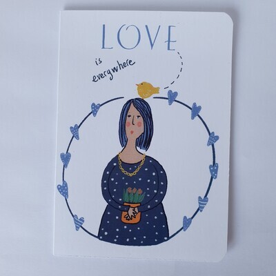 Biglietto donna-amore