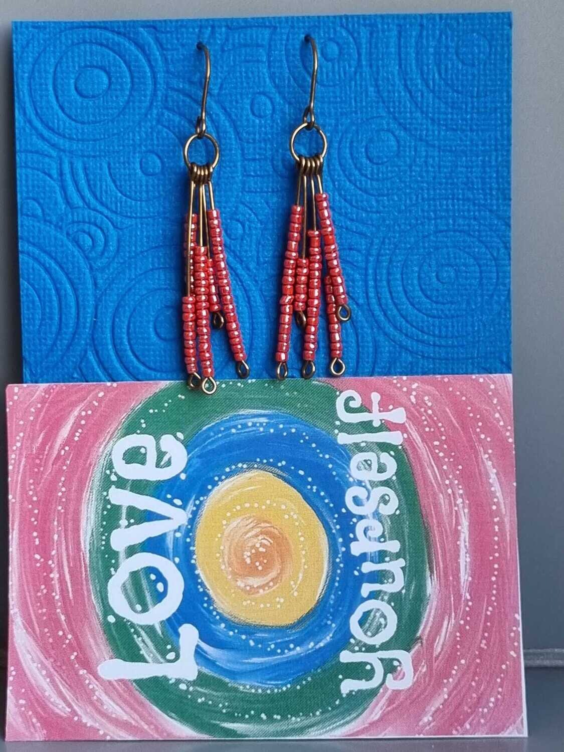 ORECCHINI mandala 35 P