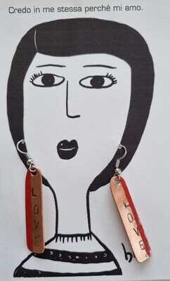 ORECCHINI RAME MOD 85 - BIBI STORY