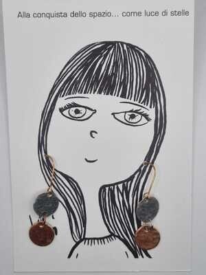 ORECCHINI RAME MOD 93