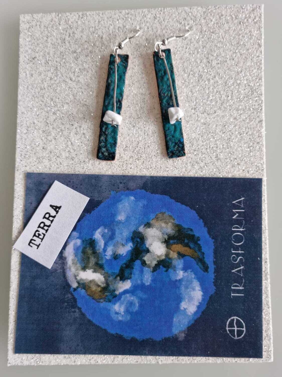 ORECCHINI RAME MOD 33 TERRA
