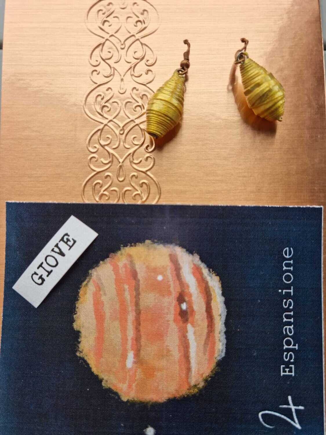 Mod 11 - Orecchini di carta GIOVE
