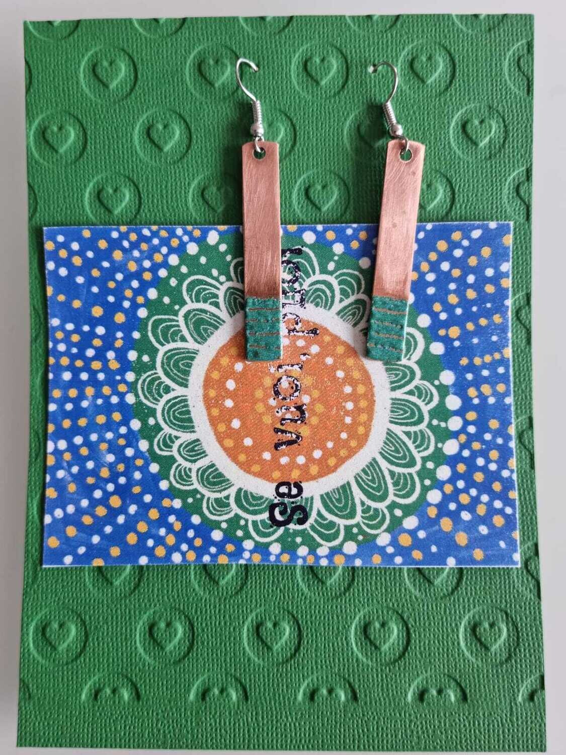 ORECCHINI RAME MOD 36 R MANDALA
