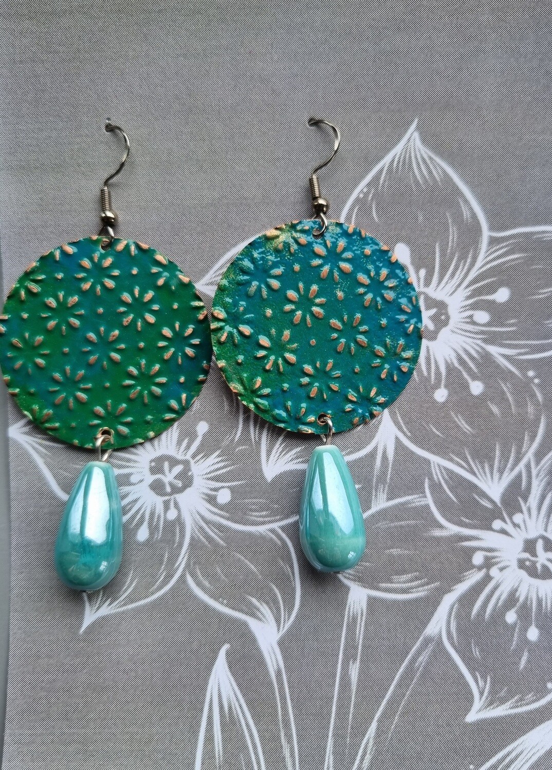 ORECCHINI BOHO 536 VERDE SMERALDO