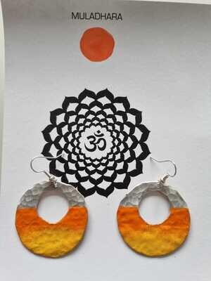 ORECCHINI CHAKRA 566 ROSSO