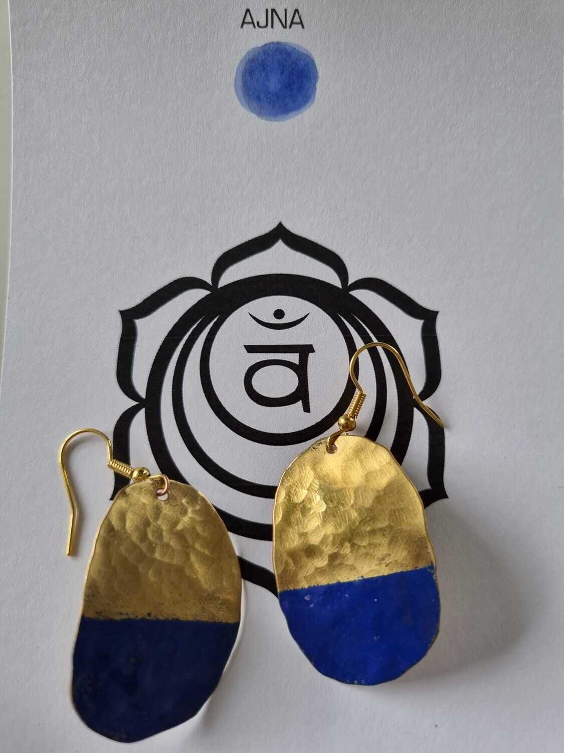 ORECCHINI CHAKRA 568 BLU