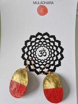 ORECCHINI CHAKRA 569 ROSSO