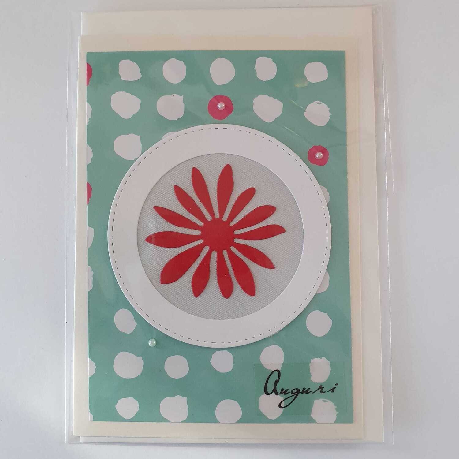 Biglietto auguri 601 a pois