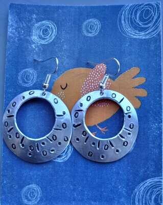 Mod 673 ORECCHINI RAME E ALLUMINIO