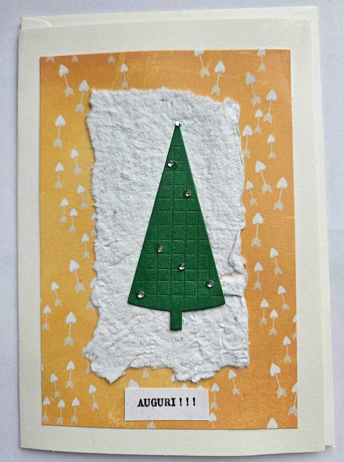 Biglietto 701 albero di natale giallo