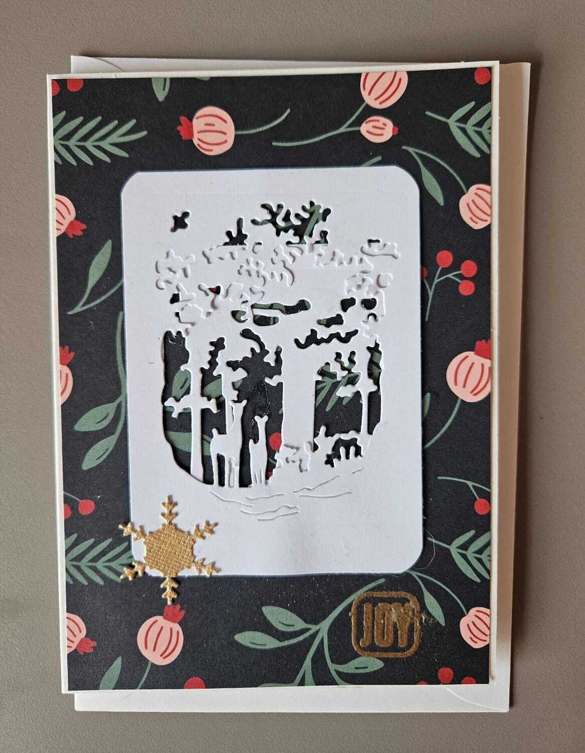 Biglietto 710 scena Natale quadro