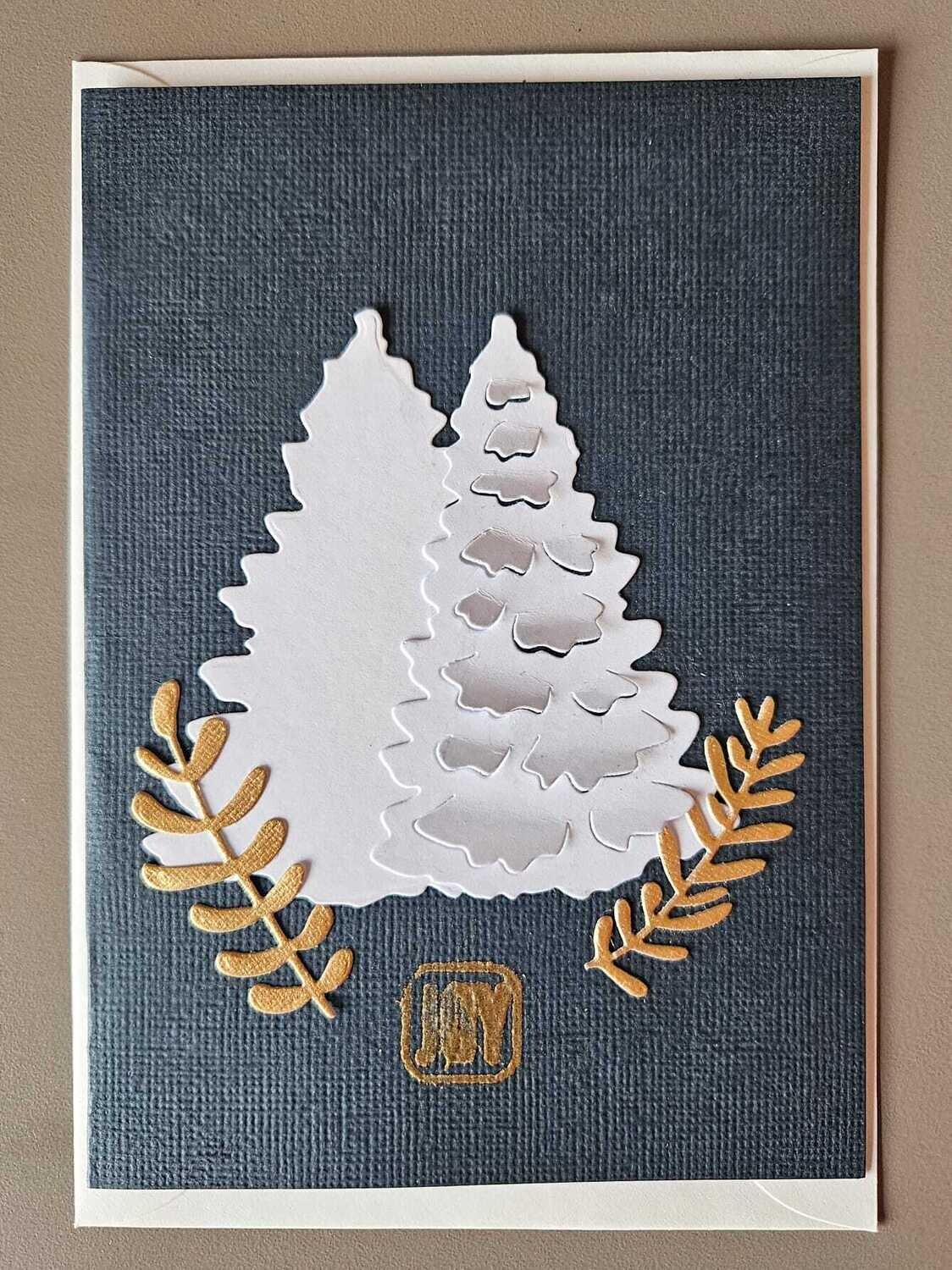 Biglietto 711 alberi Natale JOY