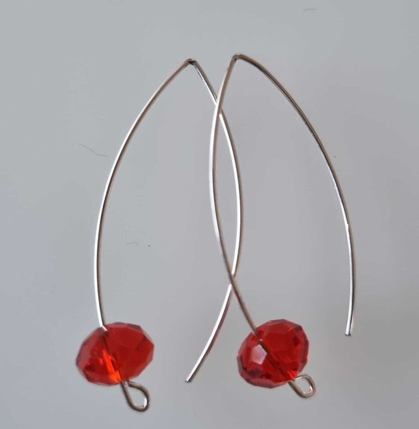 ORECCHINI 735 BOHO ROSSO CORALLO