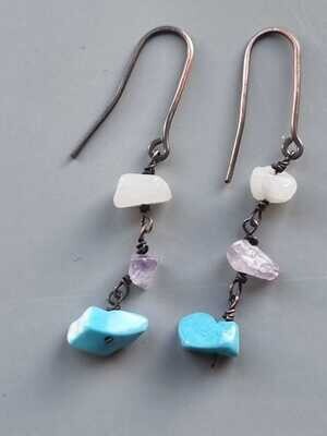 ORECCHINI RAME 786